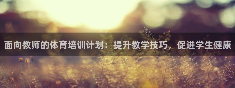 焦点娱乐怎么找导师：面向教师的体育培训计划：提升教学