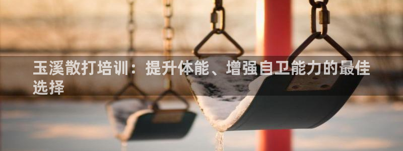 焦点娱乐官网下载苹果版：玉溪散打培训：提升体能、增强
