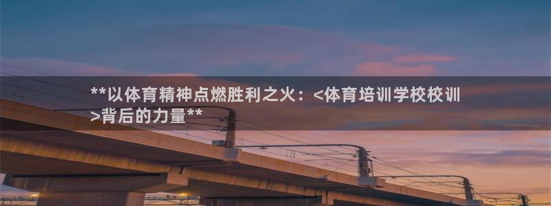 焦点娱乐负责人：**以体育精神点燃胜利之火：<体育培训学校校